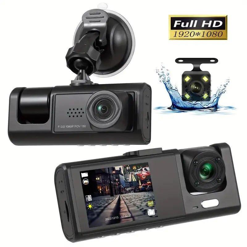 Auto - DVR HD 1080P 3 - Kanal 3 - Objektiv - Dashcam - ESTEEMSO.COM