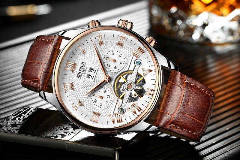 Automatische tourbillon mechanische uhr manner Automatikuhr - ESTEEMSO.COM