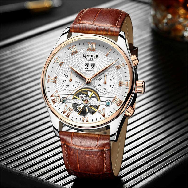 Automatische tourbillon mechanische uhr manner Automatikuhr - ESTEEMSO.COM