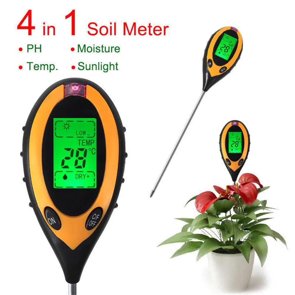 Boden PH Tester, Bodenfeuchtigkeitsmesser, Bodentester für Garten - ESTEEMSO.COM