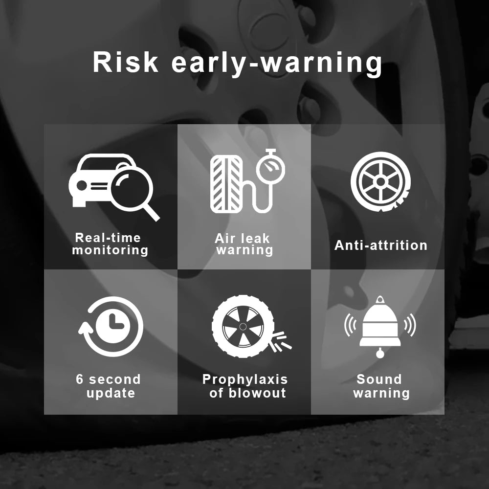 Car TPMS Sensors Tire Pressure Monitoring System Tyre On Board - ESTEEMSO.COM