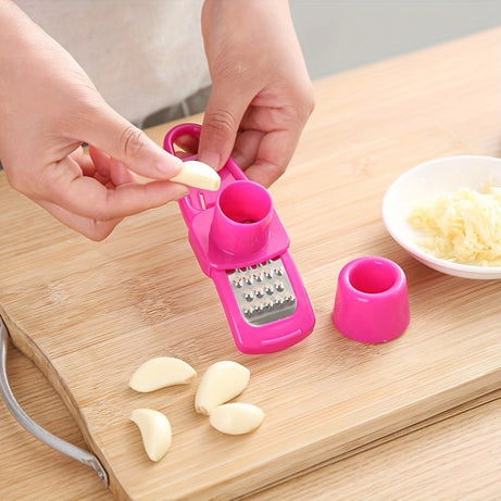 Compact Mini Garlic Press & Vegetable Cutter: Effortless Kitchen Efficiency in the Palm of Your Hand - ESTEEMSO.COM