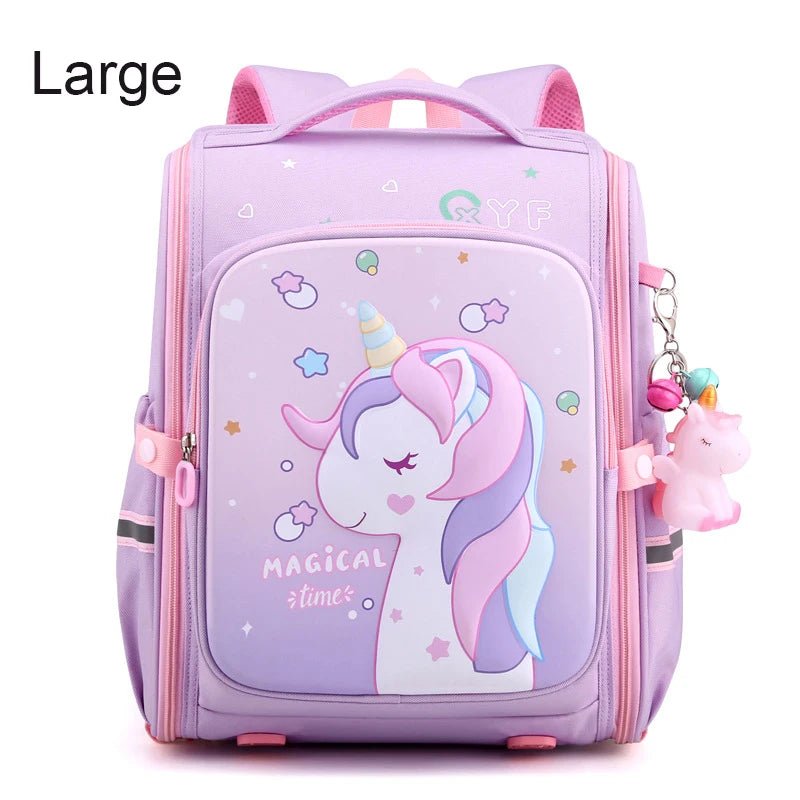 Cute Pink Unicorn Backpack for Girls - Waterproof School Bag for Kids - ESTEEMSO.COM