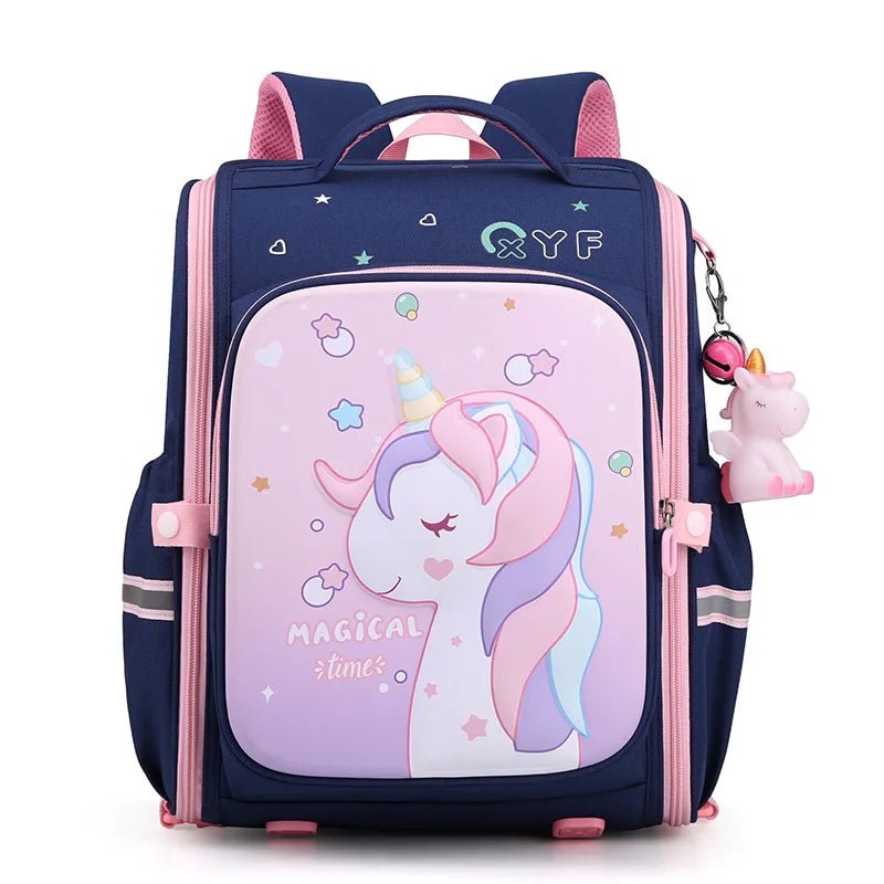 Cute Pink Unicorn Backpack for Girls - Waterproof School Bag for Kids - ESTEEMSO.COM