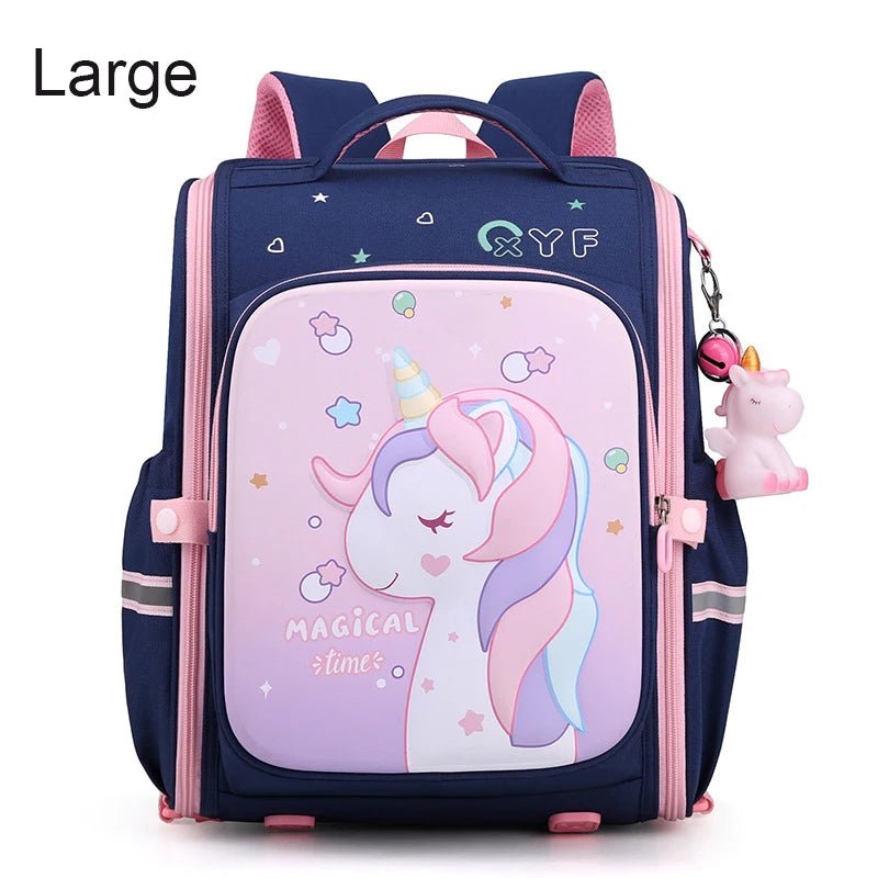 Cute Pink Unicorn Backpack for Girls - Waterproof School Bag for Kids - ESTEEMSO.COM