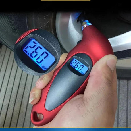 Digital Tire Pressure Gauge with Backlit LCD – 150 PSI High - ESTEEMSO.COM