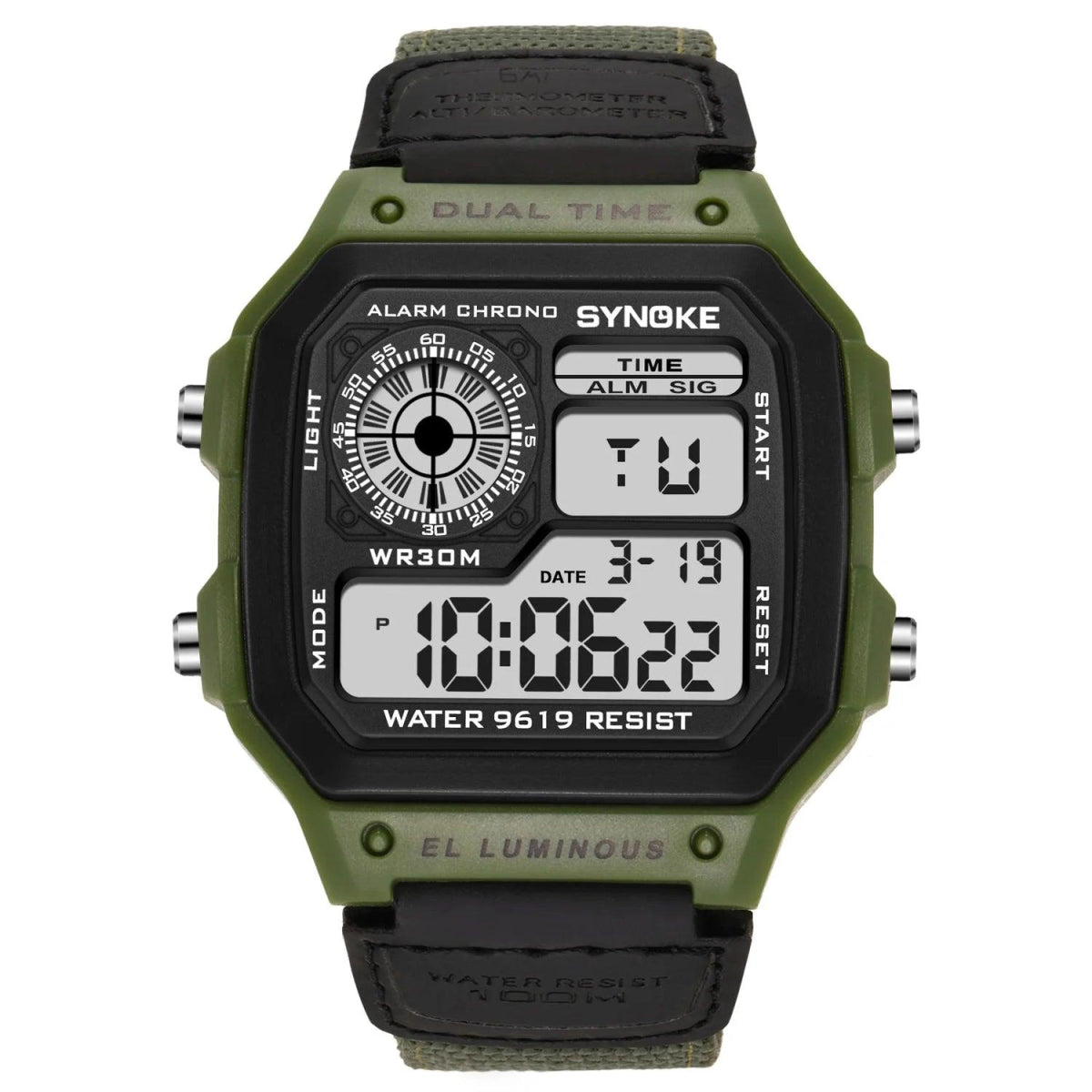 Digitaluhr für Herren, modisch, Outdoor - Sport, Armbanduhr - ESTEEMSO.COM