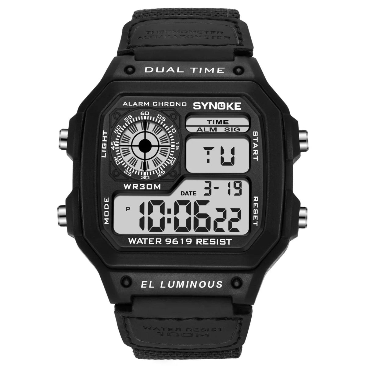 Digitaluhr für Herren, modisch, Outdoor - Sport, Armbanduhr - ESTEEMSO.COM