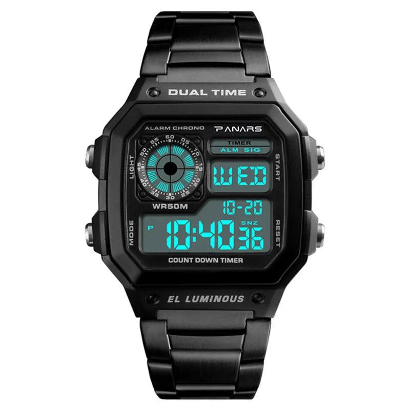 Digitaluhr für Herren, modisch, Outdoor - Sport, Armbanduhr - ESTEEMSO.COM