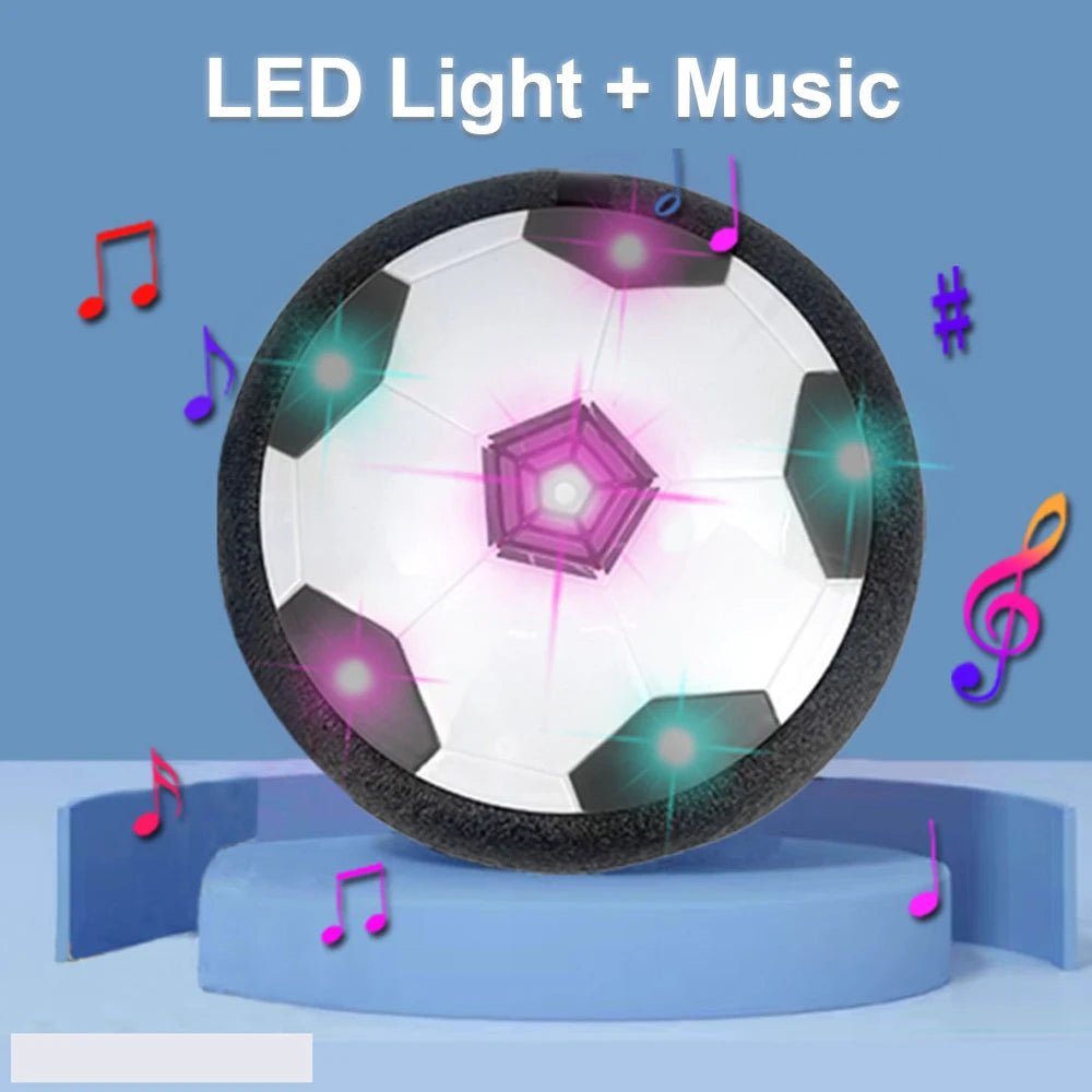 Electric Floating Soccer Ball Toy – LED Light, Music, Hovering Design - ESTEEMSO.COM