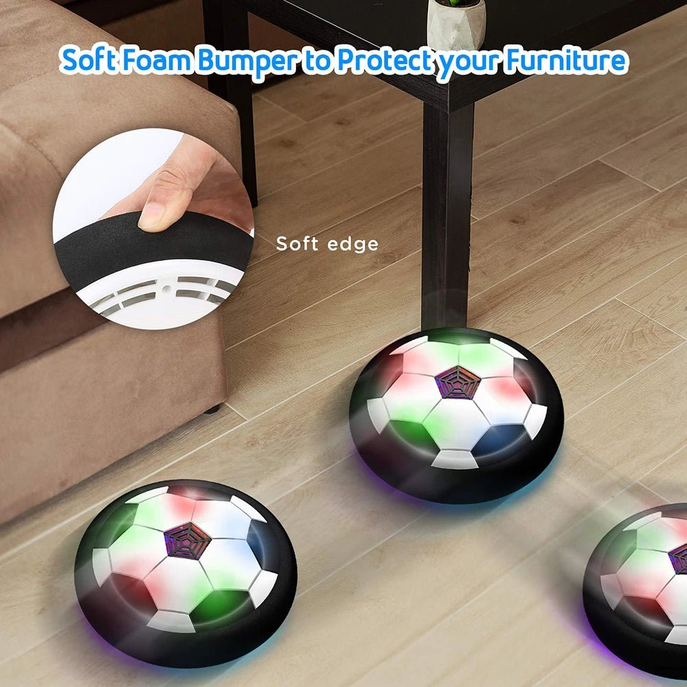 Electric Floating Soccer Ball Toy – LED Light, Music, Hovering Design - ESTEEMSO.COM