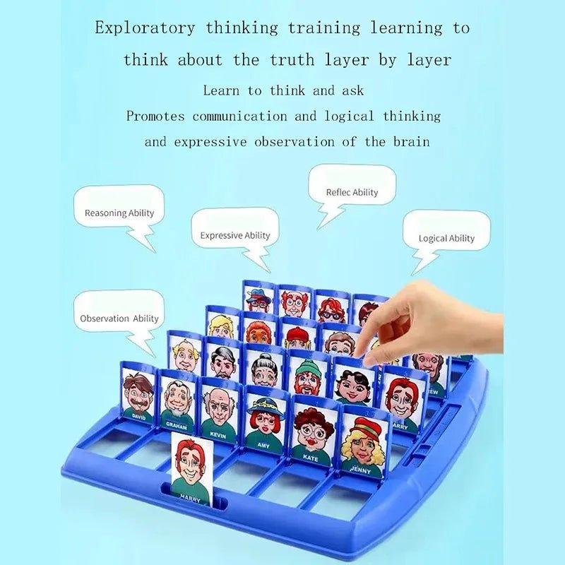 Head Game – Logical Thinking Puzzle Toy, Guess Who I Am Board Game for Kids - ESTEEMSO.COM