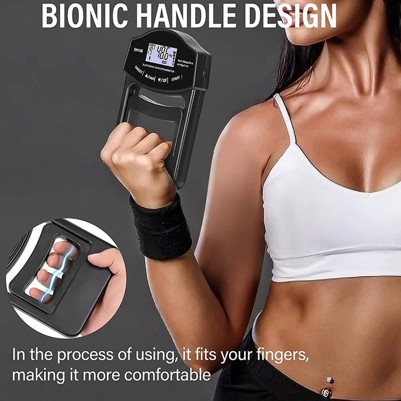 High - Precision Grip Strength Tester with USB Charging LCD Screen - ESTEEMSO.COM