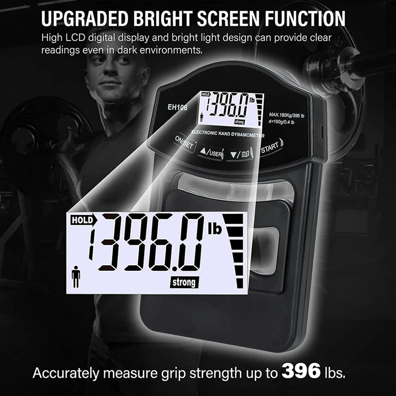 High - Precision Grip Strength Tester with USB Charging LCD Screen - ESTEEMSO.COM