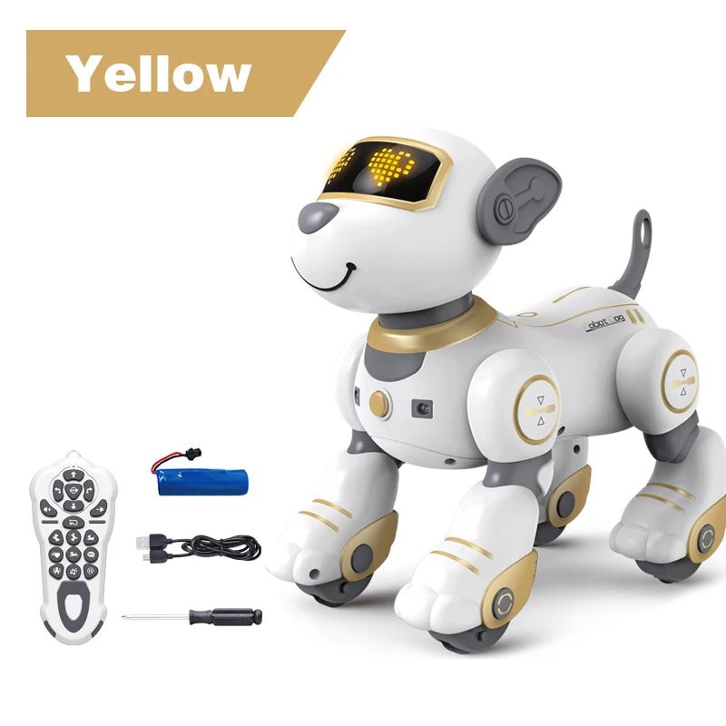 Intelligent Remote Control Robot Dog Electronic Stunt Voice Command - ESTEEMSO.COM