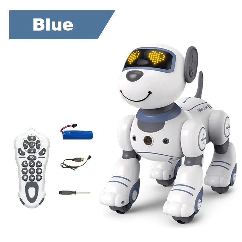 Intelligent Remote Control Robot Dog Electronic Stunt Voice Command - ESTEEMSO.COM