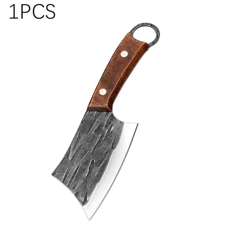 Kitchen Chef Knives Handmade Forged Boning Knife Meat Cleaver Stainless Steel - ESTEEMSO.COM