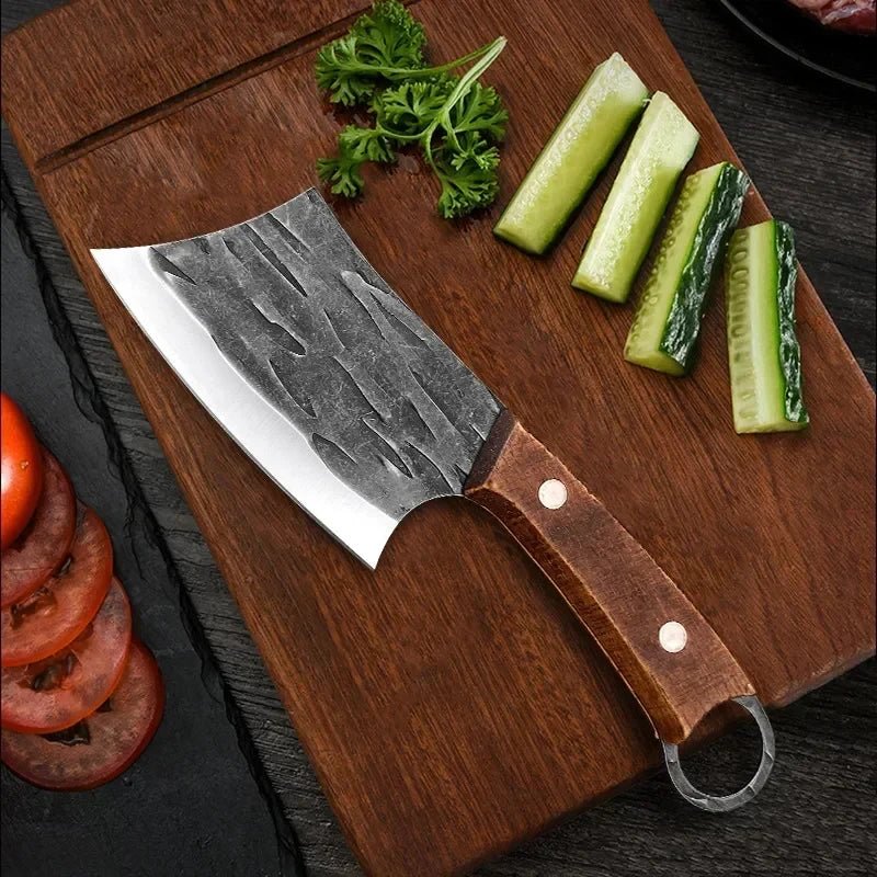 Kitchen Chef Knives Handmade Forged Boning Knife Meat Cleaver Stainless Steel - ESTEEMSO.COM