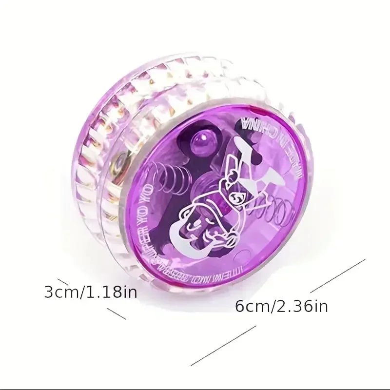 LED Flashing Yo - Yo Ball – Luminous, Durable Plastic, Improves Coordination - ESTEEMSO.COM