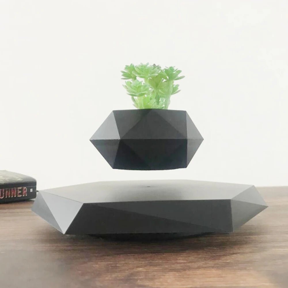 Magnetic Levitating Flower Pot - Modern Air Plant Pot with 360 - ESTEEMSO.COM