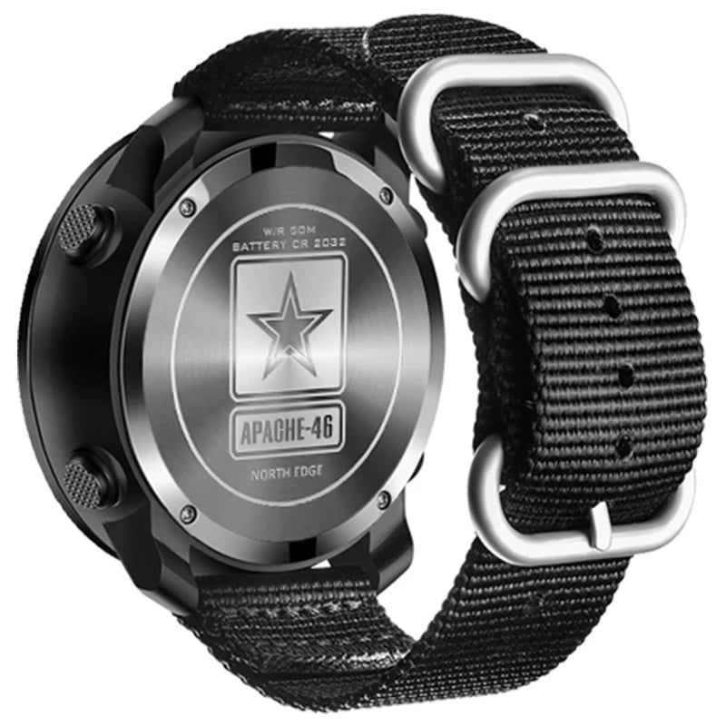 Men Digital Military Sports Watch – 50M Waterproof, Altimeter, Barometer - ESTEEMSO.COM