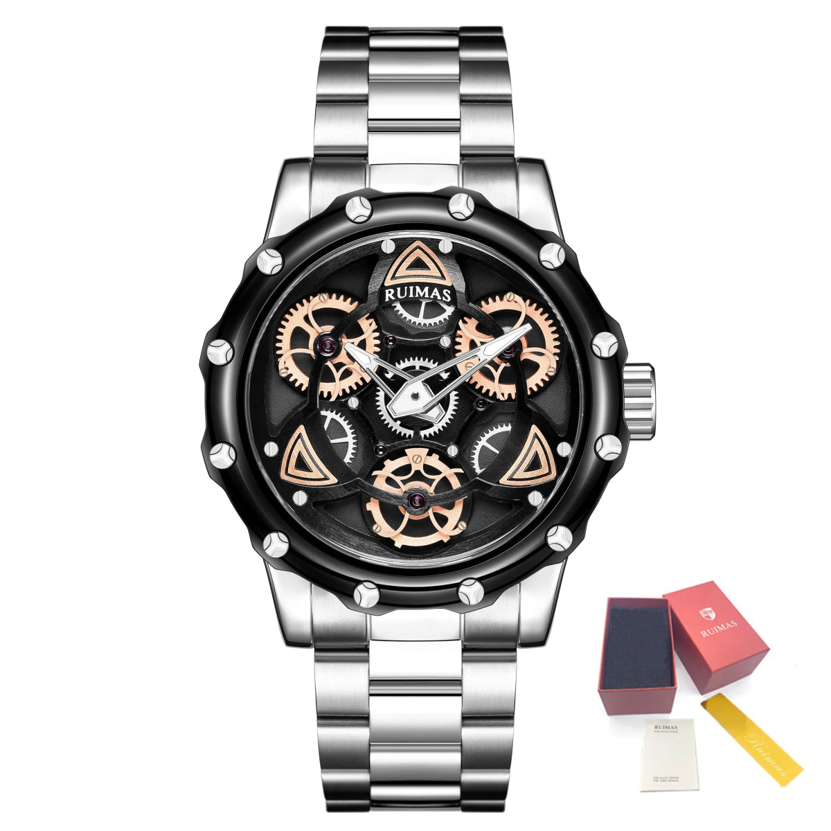 Men's Business Quartz Watch – Stainless Steel Band, Chronograph - ESTEEMSO.COM