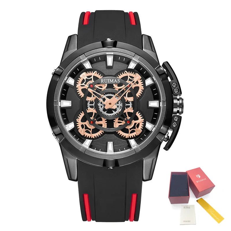 Men's Luxury Silicone Sports Watch – Large Dial, Quartz Movement - ESTEEMSO.COM