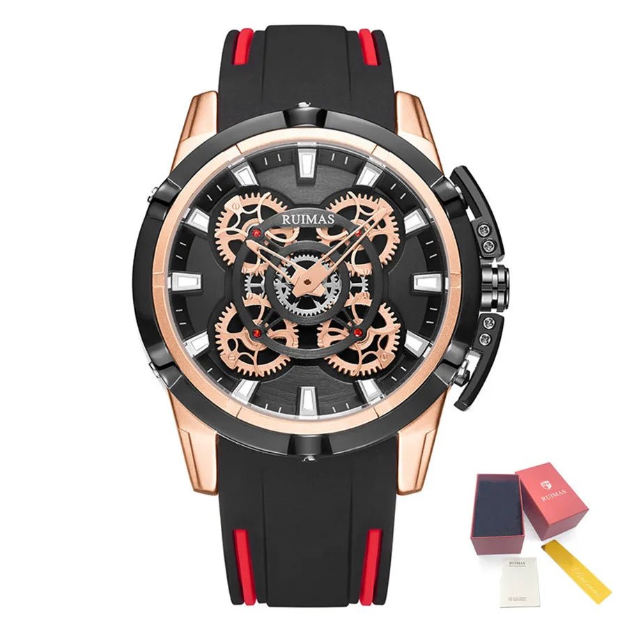 Men's Luxury Silicone Sports Watch – Large Dial, Quartz Movement - ESTEEMSO.COM