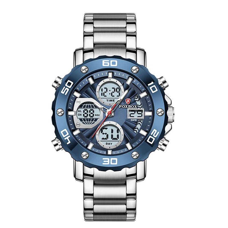 Men's Luxury Sport Watch – Dual Display Analog & Digital - ESTEEMSO.COM