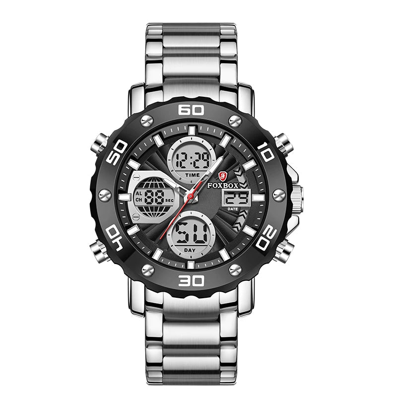 Men's Luxury Sport Watch – Dual Display Analog & Digital - ESTEEMSO.COM