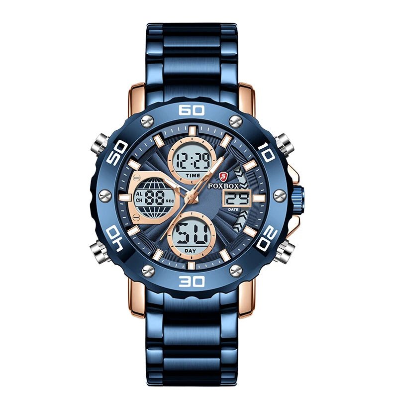 Men's Luxury Sport Watch – Dual Display Analog & Digital - ESTEEMSO.COM