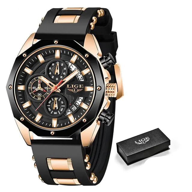 Mens Watches Top Brand Luxury Silicone Sport Watch Men Quartz - ESTEEMSO.COM