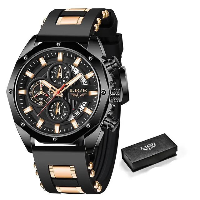 Mens Watches Top Brand Luxury Silicone Sport Watch Men Quartz - ESTEEMSO.COM