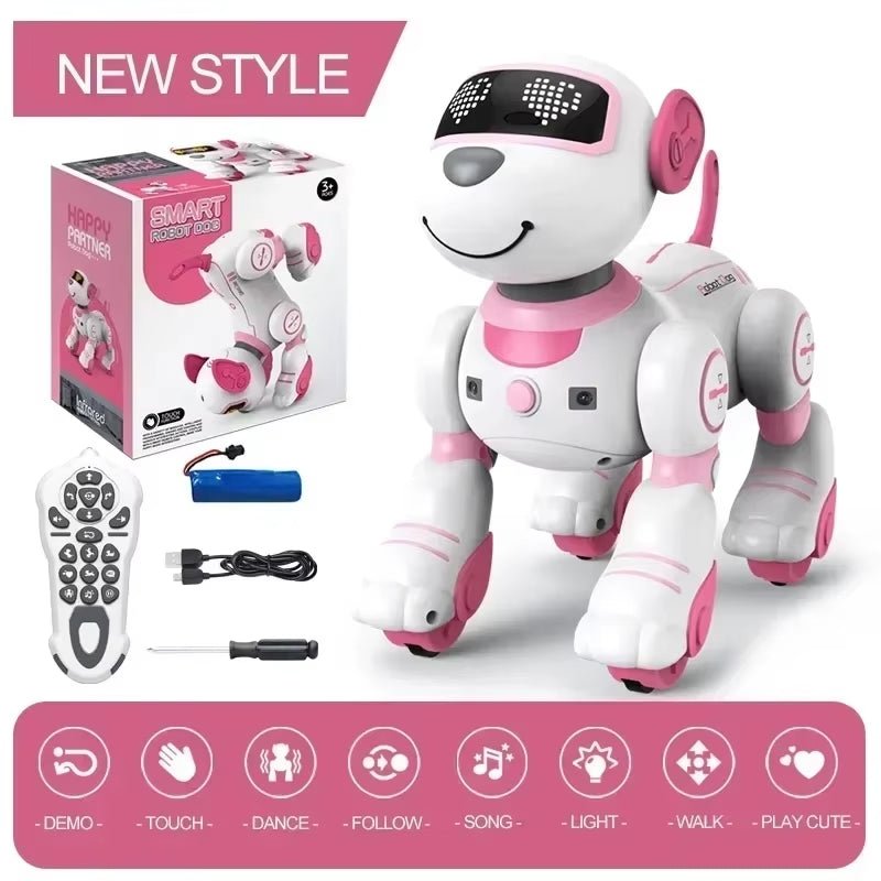 Robot Electronic Dog Stunt Dog Voice Command Programmable - ESTEEMSO.COM