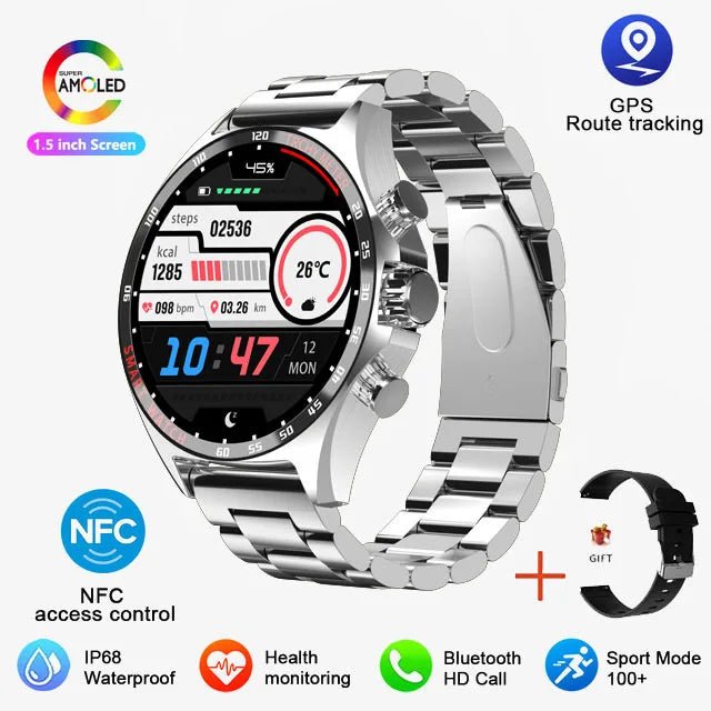 Sports GPS Smart Watch Men Bluetooth Call HD Smartwatch - ESTEEMSO.COM