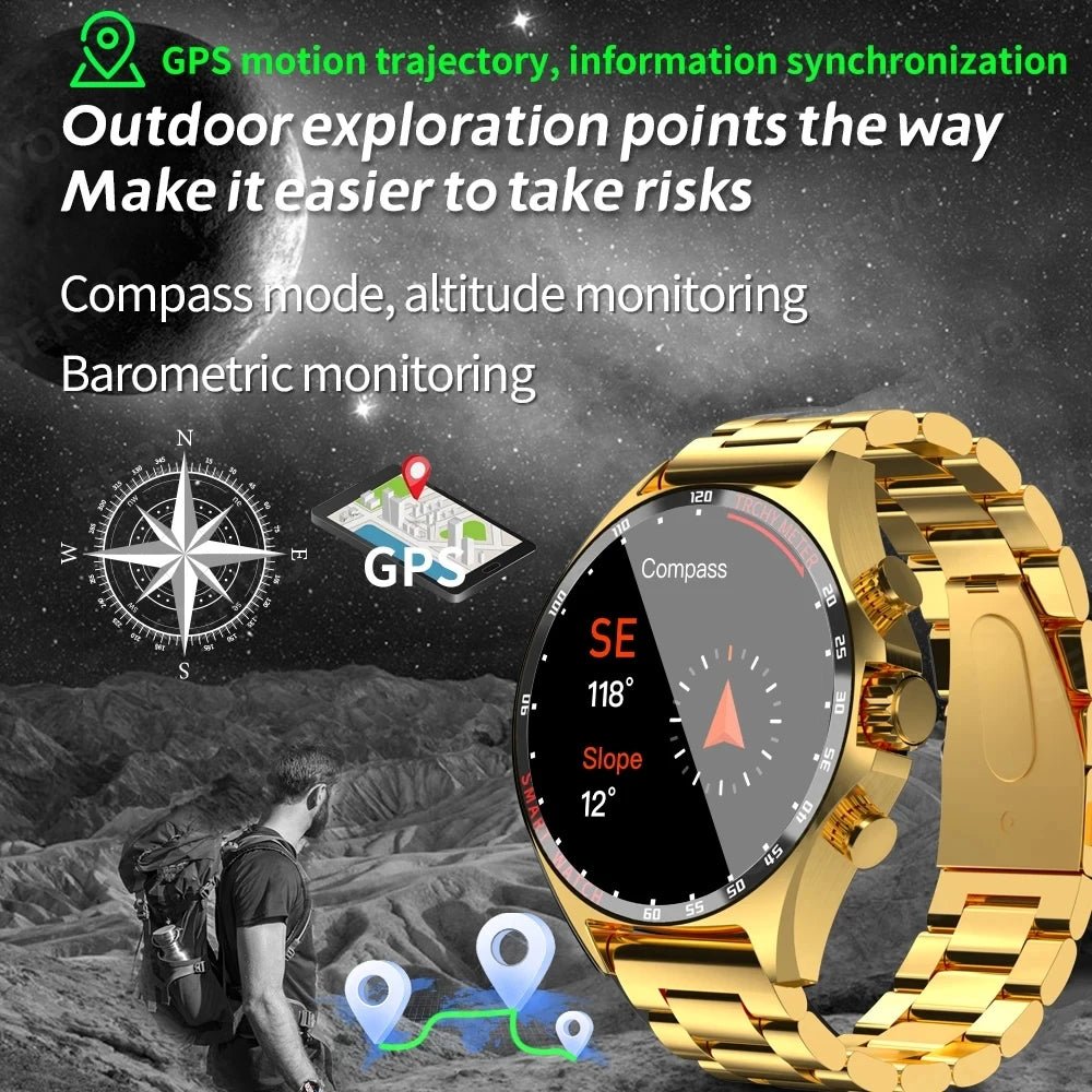 Sports GPS Smart Watch Men Bluetooth Call HD Smartwatch - ESTEEMSO.COM