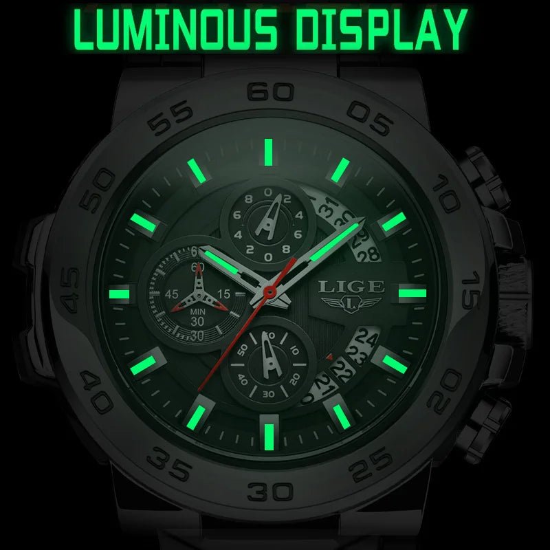 Sports Man Wristwatch Waterproof Luminous Date Quartz Men Watch - ESTEEMSO.COM