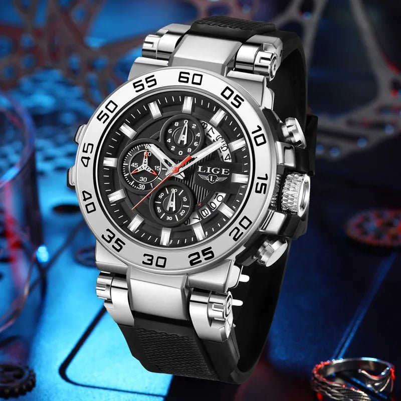 Sports Man Wristwatch Waterproof Luminous Date Quartz Men Watch - ESTEEMSO.COM