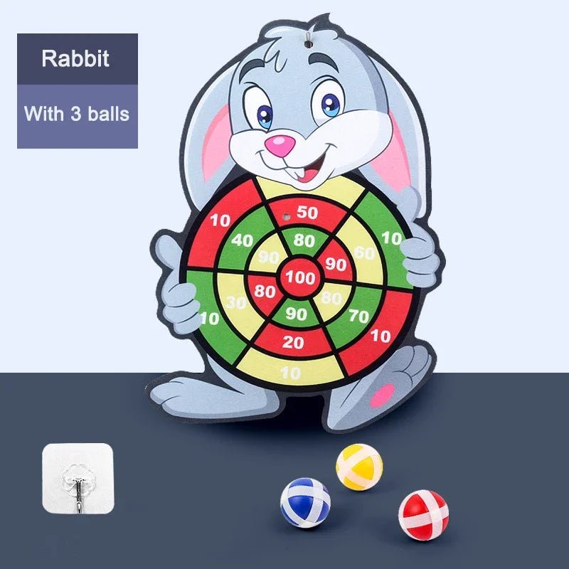 Sticky Ball Dartboard Toy – Montessori - Inspired, Educational Game for Kids - ESTEEMSO.COM