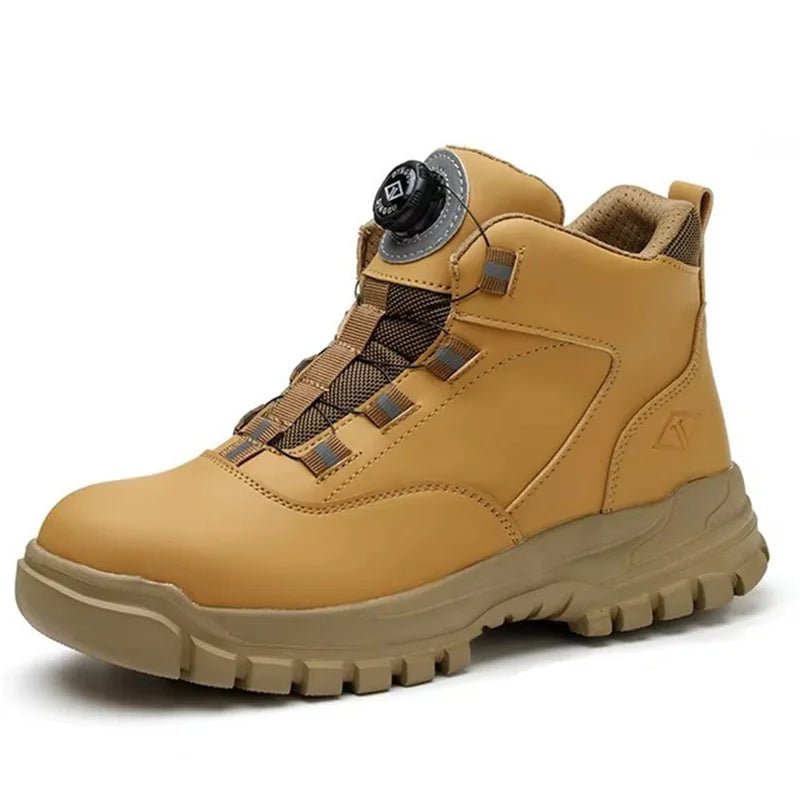 Work Boots Men Steel Toe Shoes Safety Boots Puncture - ESTEEMSO.COM